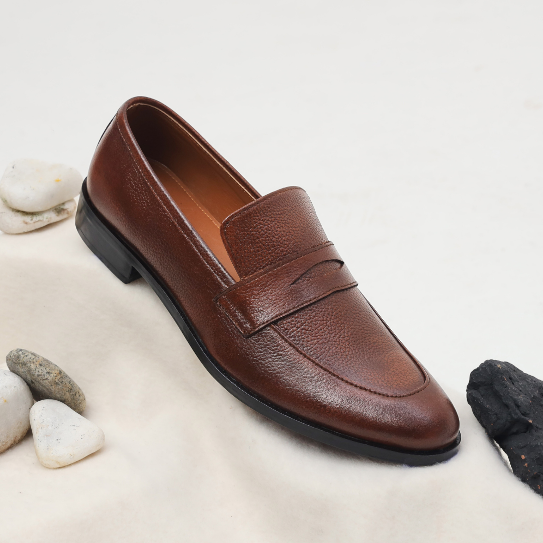 Brown Derby Leather Shoes | Handcrafted Men’s Footwear – Artex